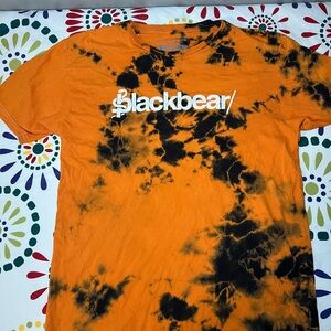 Blackbear Band T-Shirt Tie Dye Orange Size: Small